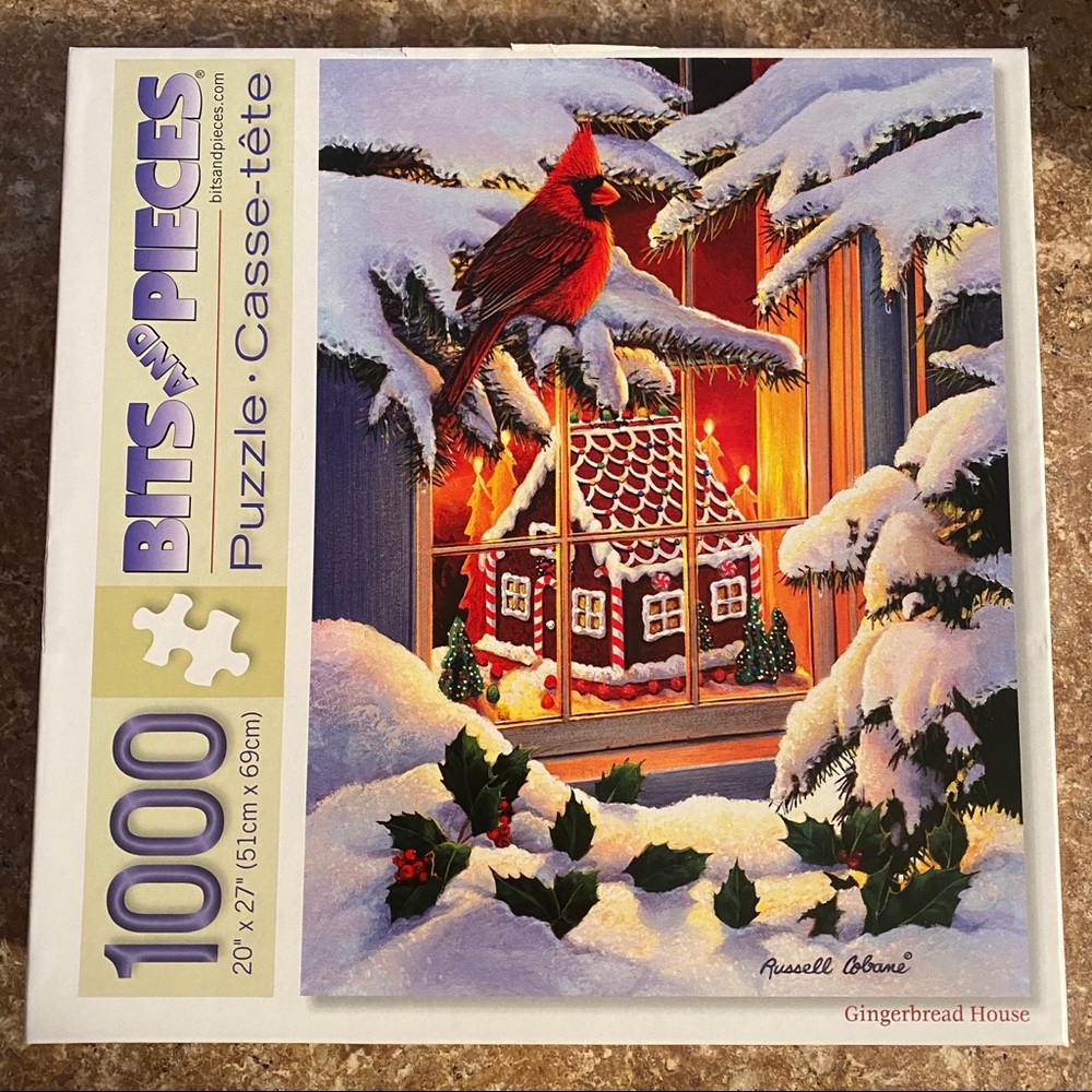 Christmas Cardinal 1000 Piece Puzzle